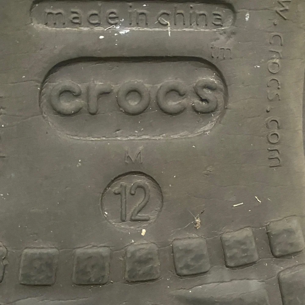 CROCS Two-Tone Brown/Taupe Flip Sandals